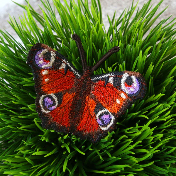 Free-Flying Peacock Butterfly (In-the-Hoop) - Image 5