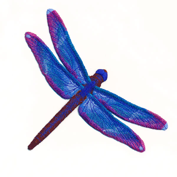 Free-Flying Rainforest Bluewing (In-the-Hoop) - Image 4