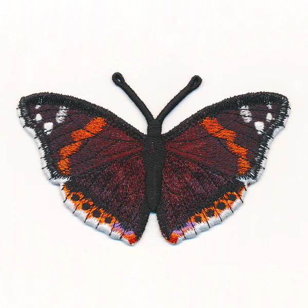 Free-Flying Red Admiral (In-the-Hoop) - Image 2
