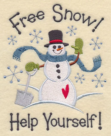 Free Snow - Help Yourself Snowman - Image 3