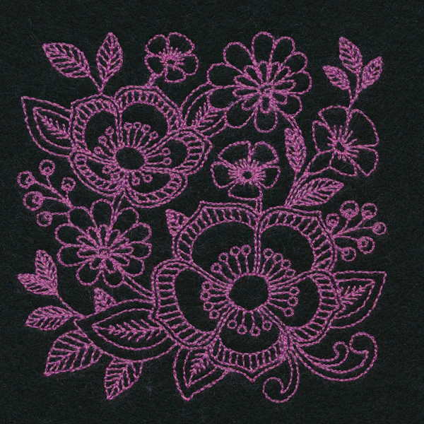 Free Spirit Floral Square (Thick Thread) - Image 3