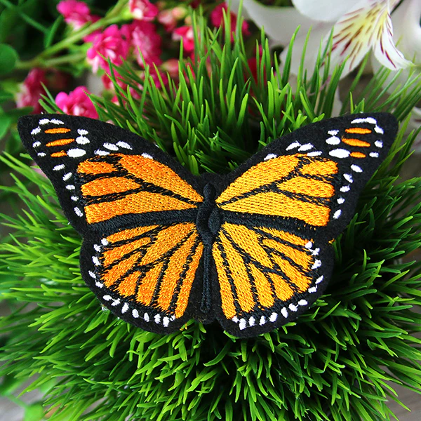 Freestanding Fabric Monarch Butterfly (In-the-Hoop) - Image 3