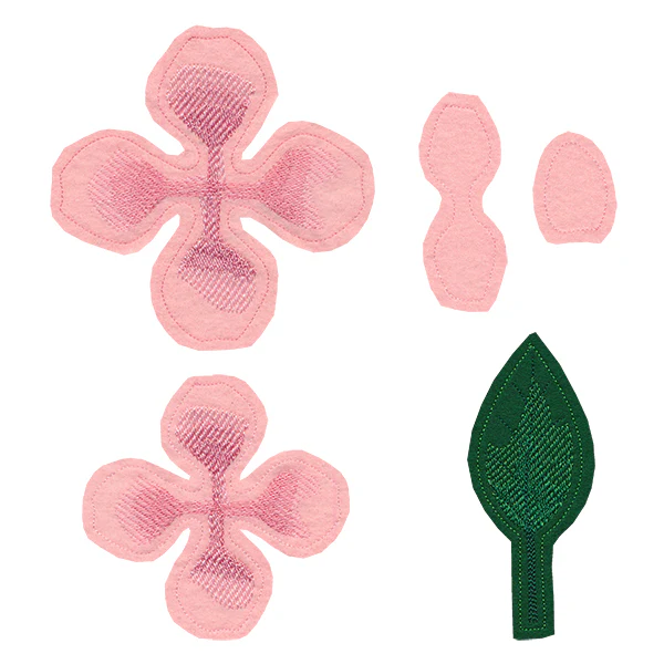 Freestanding Fabric Rose (In-the-Hoop) - Image 4