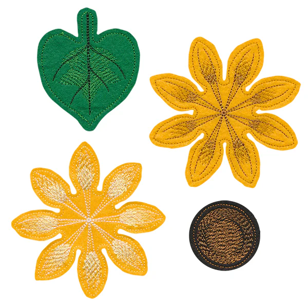 Freestanding Fabric Sunflower (In-the-Hoop) - Image 6