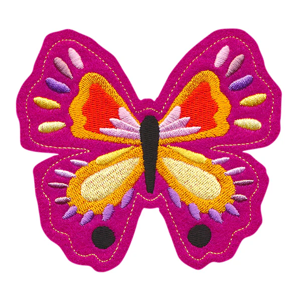 Freestanding Fabric Vibrant Butterfly (In-the-Hoop) - Image 6
