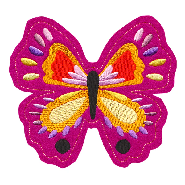 Freestanding Fabric Vibrant Butterfly (In-the-Hoop) - Image 8