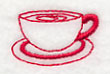 French Coffee (Redwork) - Image 2