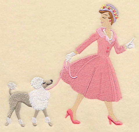 French Fashions - On a Walk - Image 2