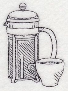 French Press Pot Etching - Image 4