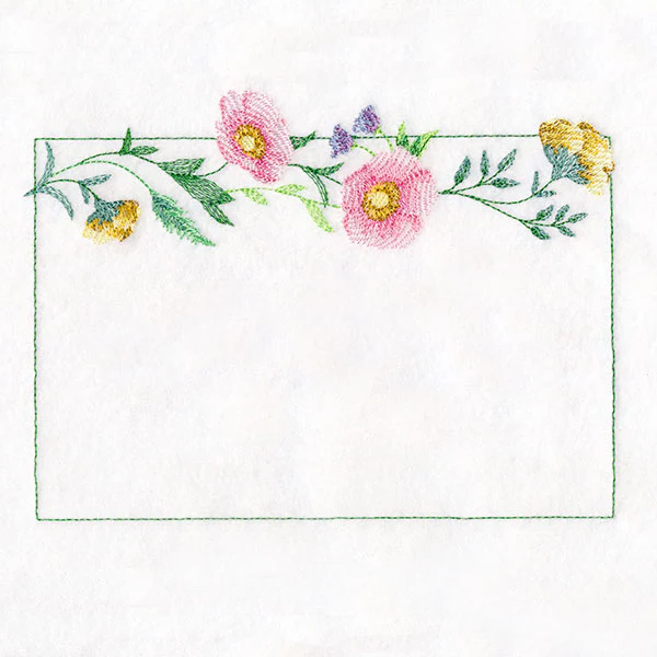 Fresh and Timeless Flowers Quilt Label - Image 2