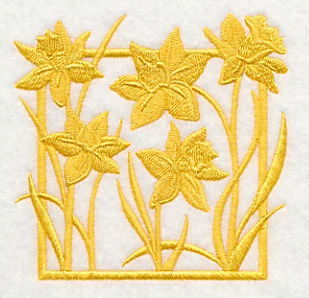 Fresh Floral Silhouettes - Daffodils - Image 5