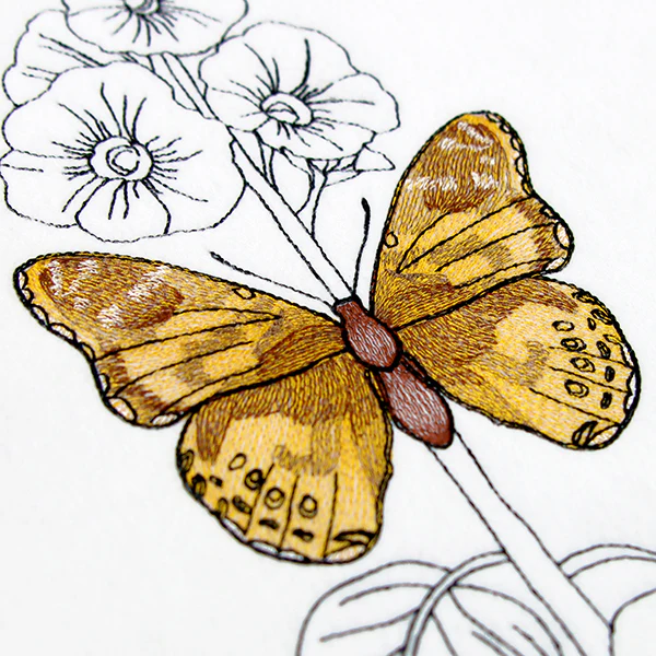 Fresh Hollyhock and Painted Lady - Image 10