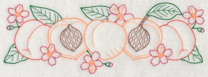 Fresh Peach Border (Vintage) - Image 2