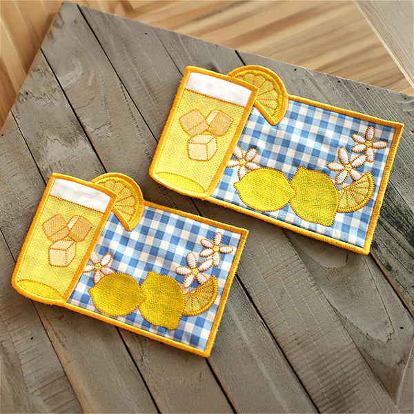 Fresh Squeezed Mug Rug (In-the-Hoop) - Image 6