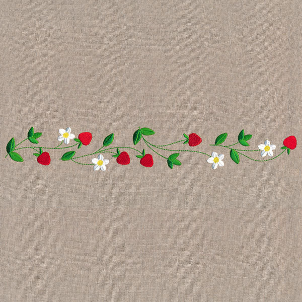 Fresh Strawberries in Bloom Border - Image 2