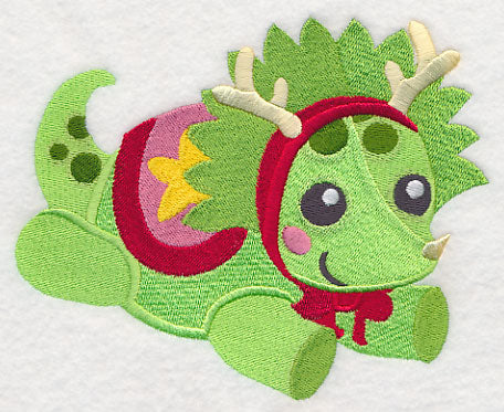 Friendly Christmas Dinosaur Boy - Image 3