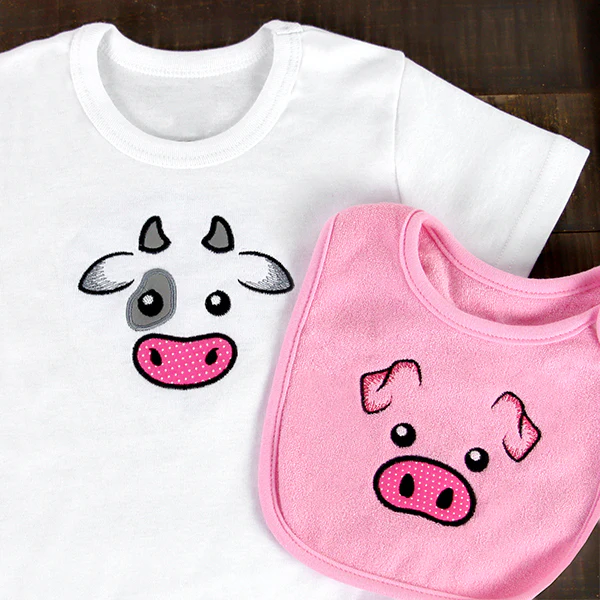 Friendly Cow Face (Applique) - Image 8