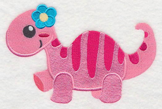 Friendly Dinosaur Girl