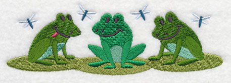 Frog and Dragonfly Border - Image 3