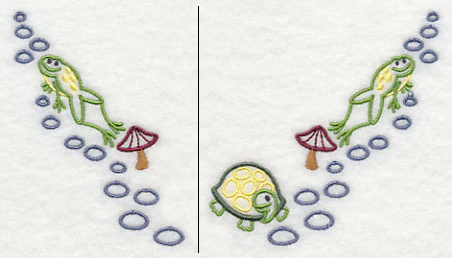 Frog and Turtle Neckline (V-Neck) (Split) - Image 3