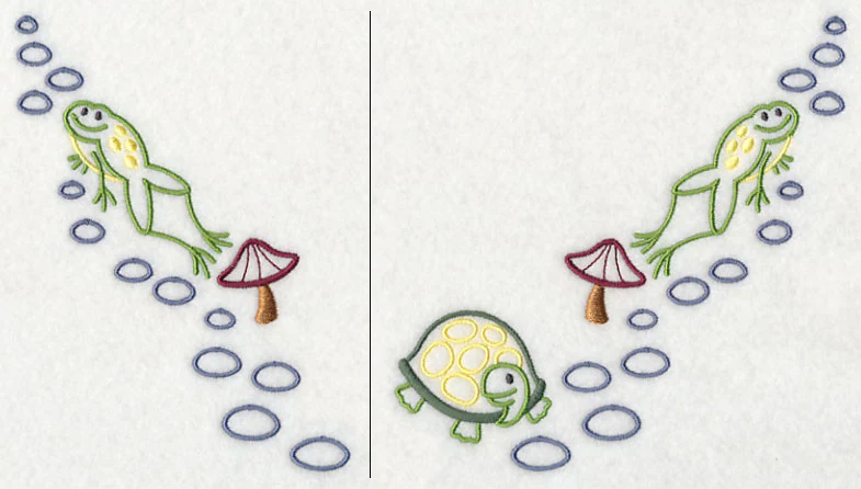 Frog and Turtle Neckline (V-Neck) (Split) - Image 4