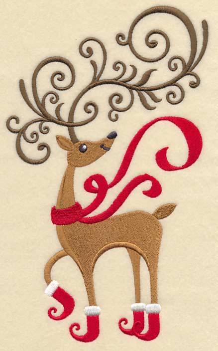 Frolicking Fancy Reindeer - Image 2