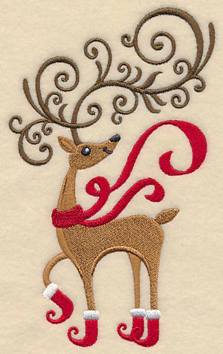 Frolicking Fancy Reindeer - Image 4