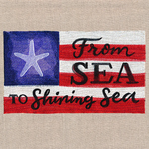 From Sea to Shining Sea Flag - Image 6