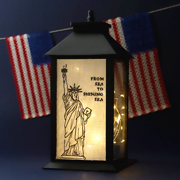 From Sea to Shining Sea Statue of Liberty Etching - Image 2