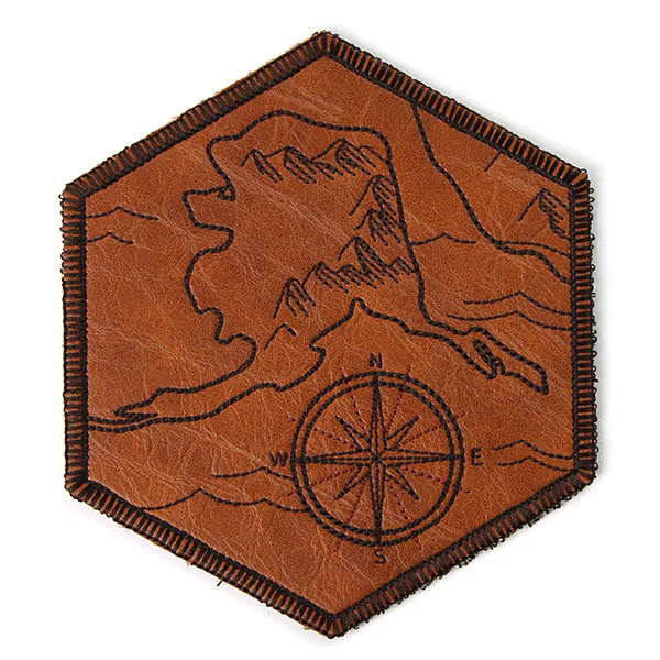 From Sea to Shining Sea United States Map Coaster - Alaska (In-the-Hoop)