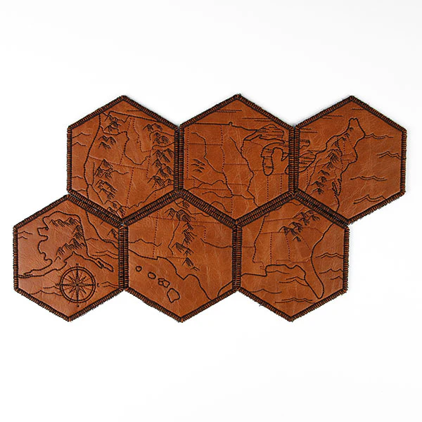 From Sea to Shining Sea United States Map Coaster - Northeast (In-the-Hoop) - Image 5