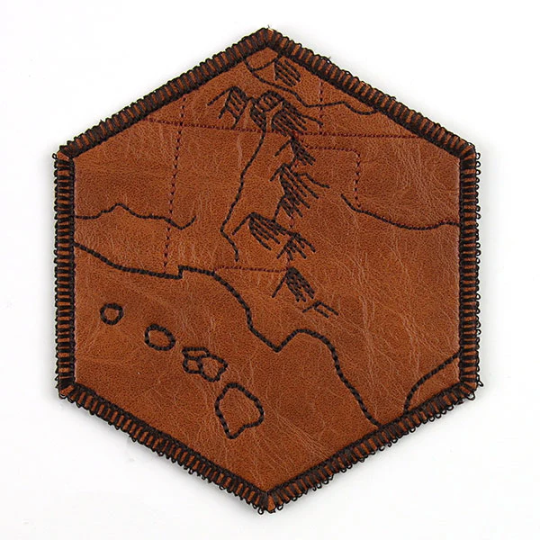 From Sea to Shining Sea United States Map Coaster - Southwest & Hawaii (In-the-Hoop) - Image 4