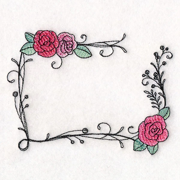 From the Heart Quilt Labels - Roses & Filigree - Image 2