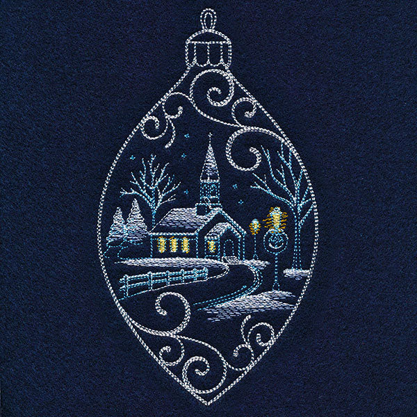 Frosted Church Ornament - Image 3