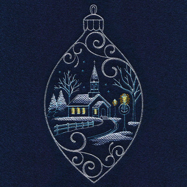 Frosted Church Ornament - Image 5