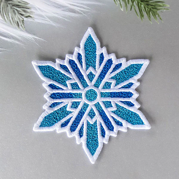 Frosted & Fancy Snowflakes - 1 (Lace) - Image 3