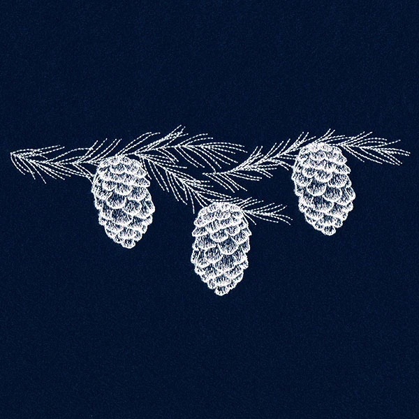 Frosted Pinecone Border - Image 3