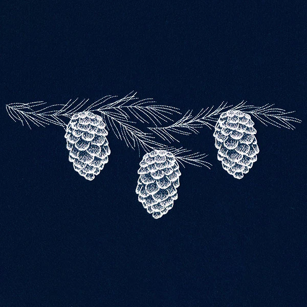 Frosted Pinecone Border - Image 5