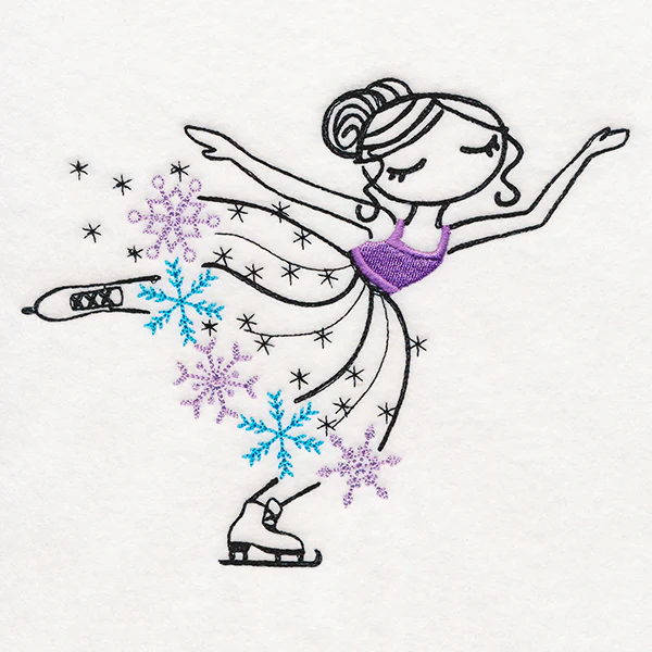 Frosted Skating Ballerina