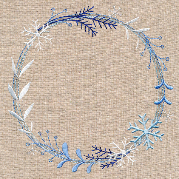 Frosted Winter Wreath - Image 2