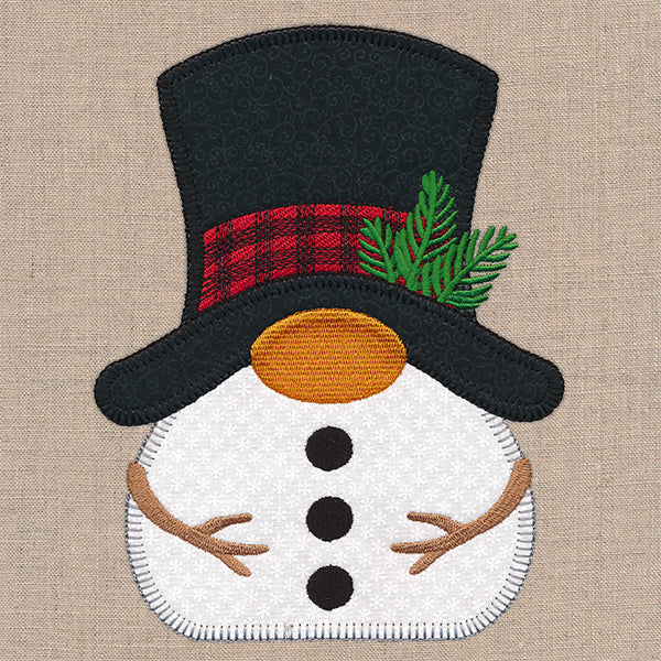 Frosty and Festive Gnome (Heirloom Applique) - Image 3