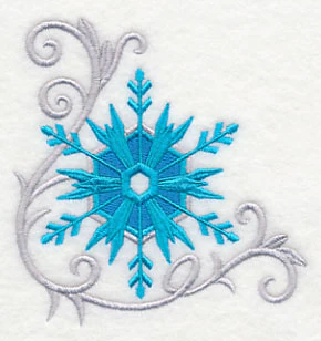 Frosty Filigree Snowflake Corner - Image 3