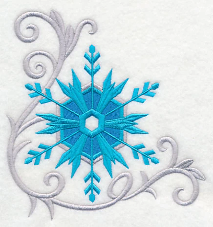 Frosty Filigree Snowflake Corner - Image 4