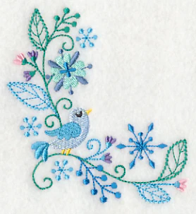 Frosty Foliage & Winter Bird Corner - Image 3
