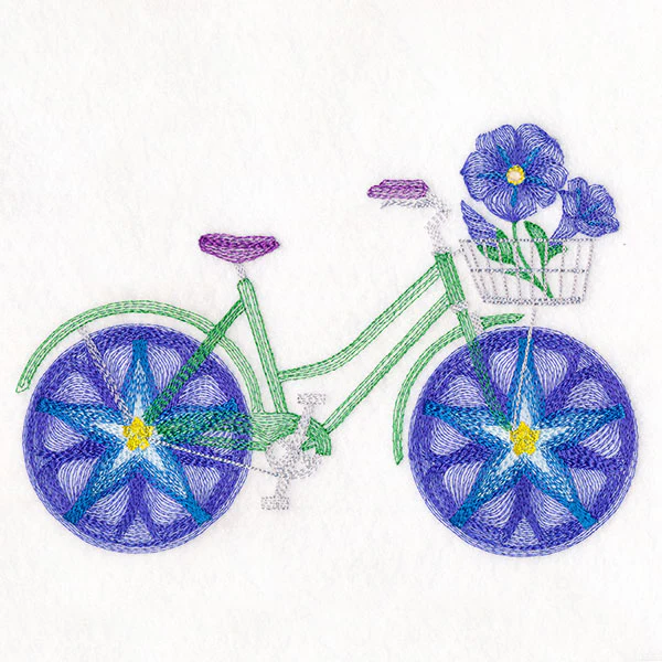 Fruit and Flowers Bicycle - Morning Glory - Image 2