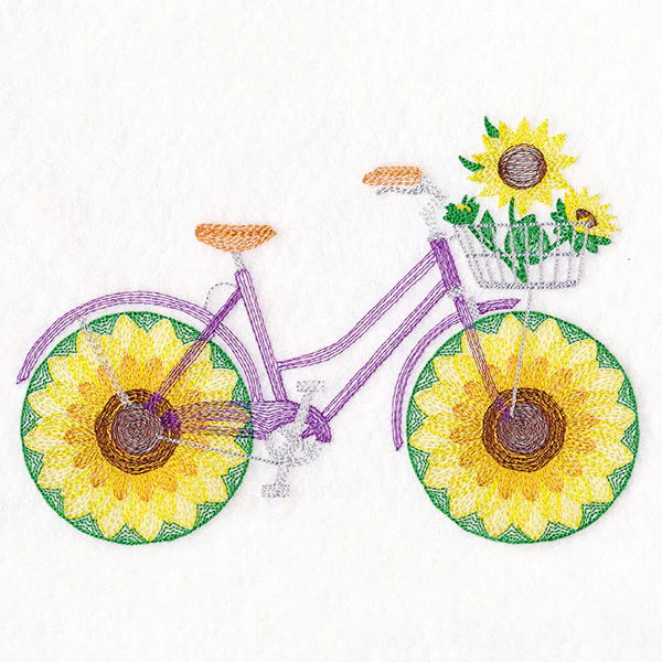 Fruit and Flowers Bicycle - Sunflower - Image 2
