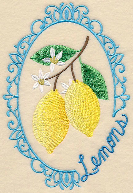 Fruit Cameo - Lemons - Image 2