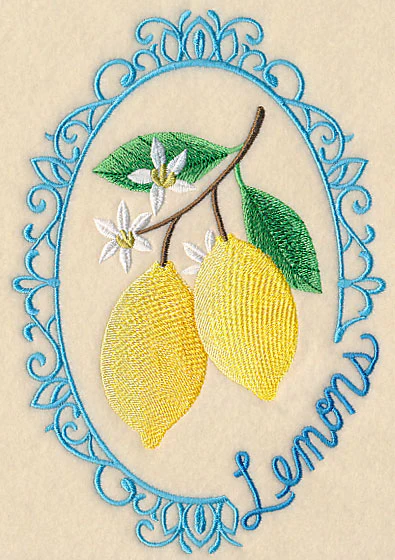 Fruit Cameo - Lemons - Image 3