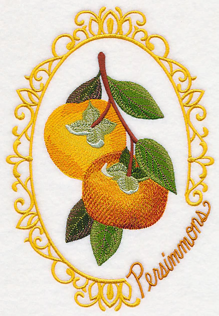 Fruit Cameo - Persimmons - Image 2