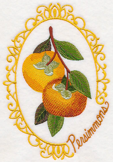 Fruit Cameo - Persimmons - Image 3